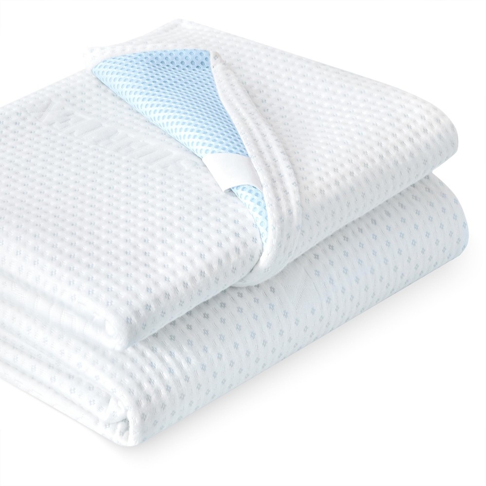 4 Inch Mattress Topper Cover (Only Cover) Mattress Topper Protector Bedding R...