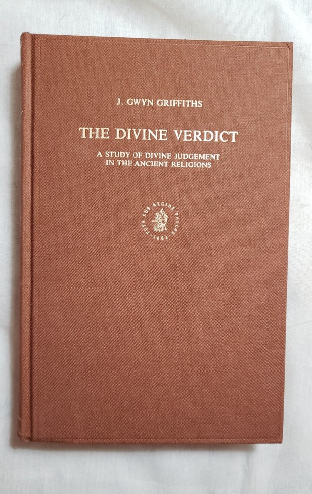 The Divine Verdict by J. Gwyn Griffiths HB c1991 p410 Brill Pub Netherlands