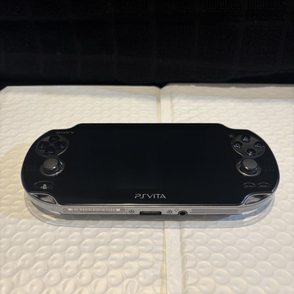 Sony PlayStation Vita PCH-1101 Black Handheld Console - Great Working Condition