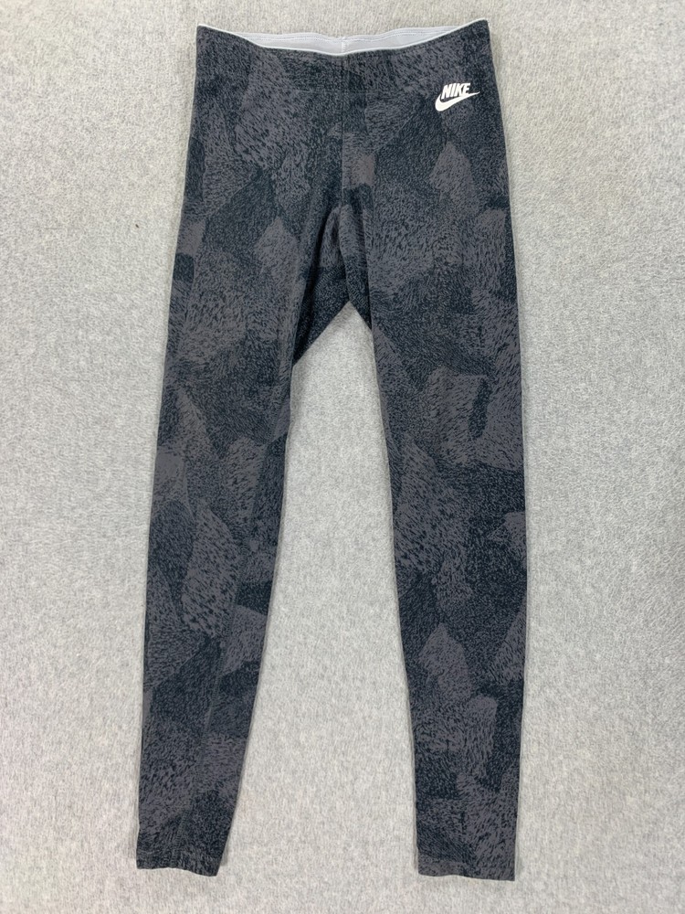 Nike Blue Label Compression Running Training Leggings (Women's Small) Gray