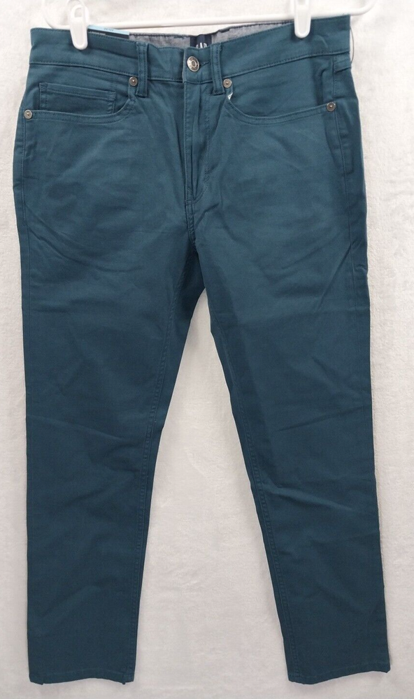 GAP Men’s 5 POCKET PANTS  32 x 30 SLIM FIT Stretch Majolica Blue $79.95 New