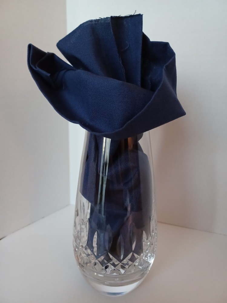 Waterford Lismore Ogham Crystal Engraved Mother 6 Inch Bud Vase No Box