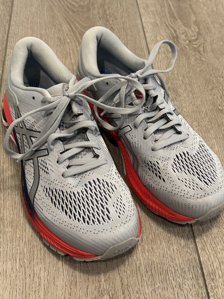 Asics Womens Gel Kayano 26 1012A459 Gray Running Shoes Sneakers Size 9 Wide