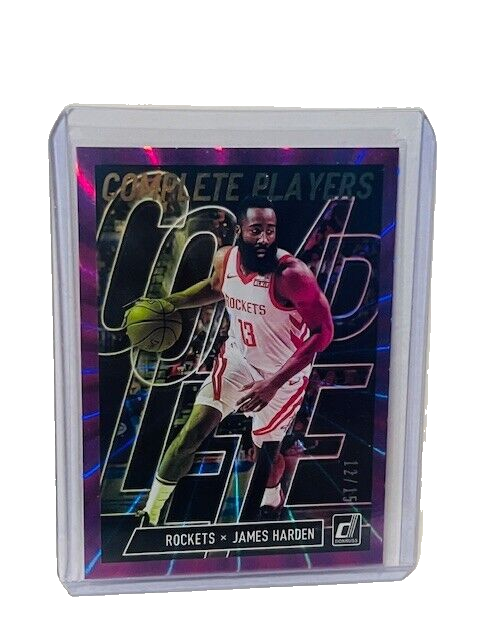 James Harden Purple Laser /15 Laser sp insert 2019-20 Donruss PACK FRESH Serial