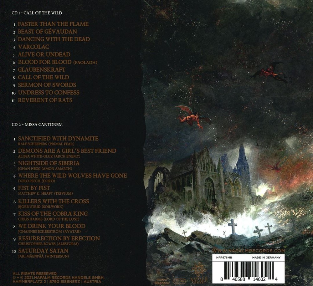 POWERWOLF CALL OF THE WILD NEW CD