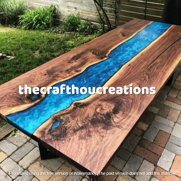 Blue River Conference Meeting Table, Office Acacia Office Live Edge Table Decor
