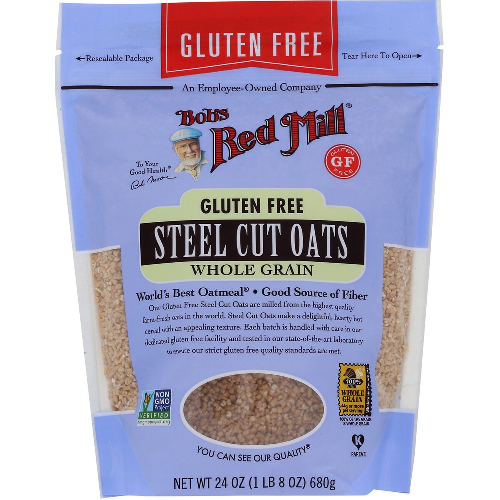 Bob'S Red Mill Gluten Free Steel Cut Oats Whole Grain 24 Oz