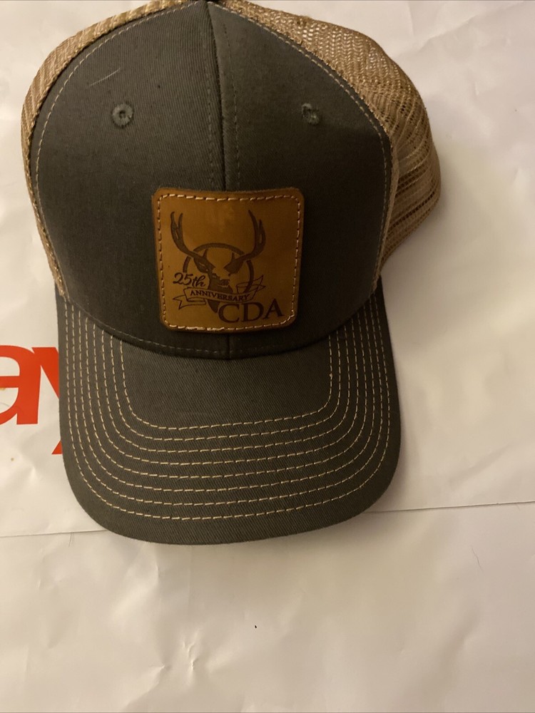 California Deer Association 25th Ann Trucker Snapback Cap with Mesh & American Flag