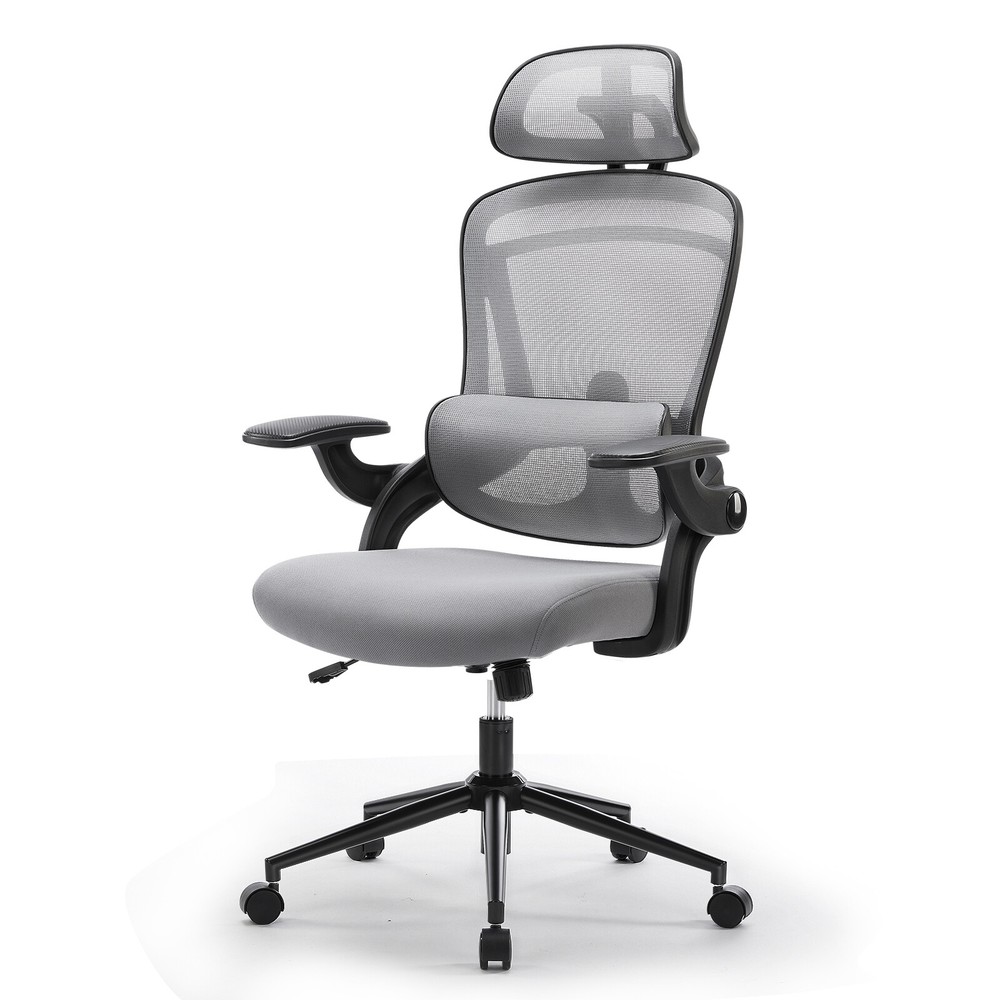 Ergonomic Computer Desk Mesh Chair High-Back Home Office Rolling Work Task Chair