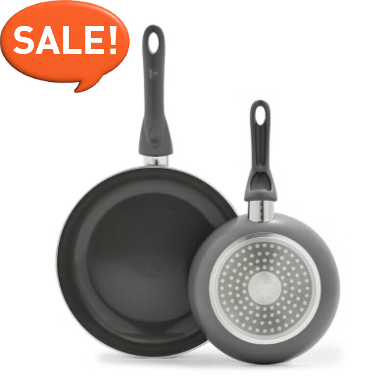 Fast 2pc Ceramic Nonstick Fry Pan Set (8