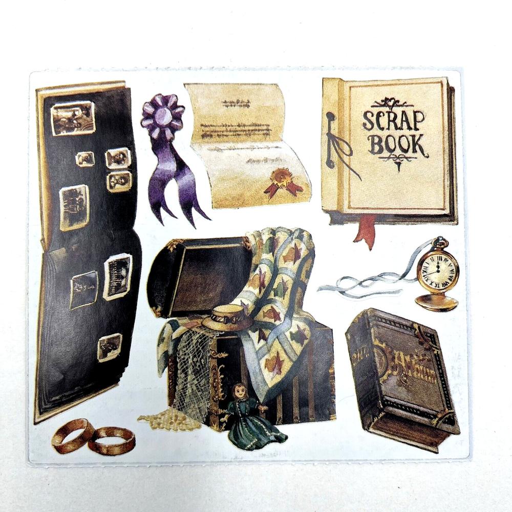 Colorbok Family Album Stickers Vintage Style Scrapbooking Collage Journals