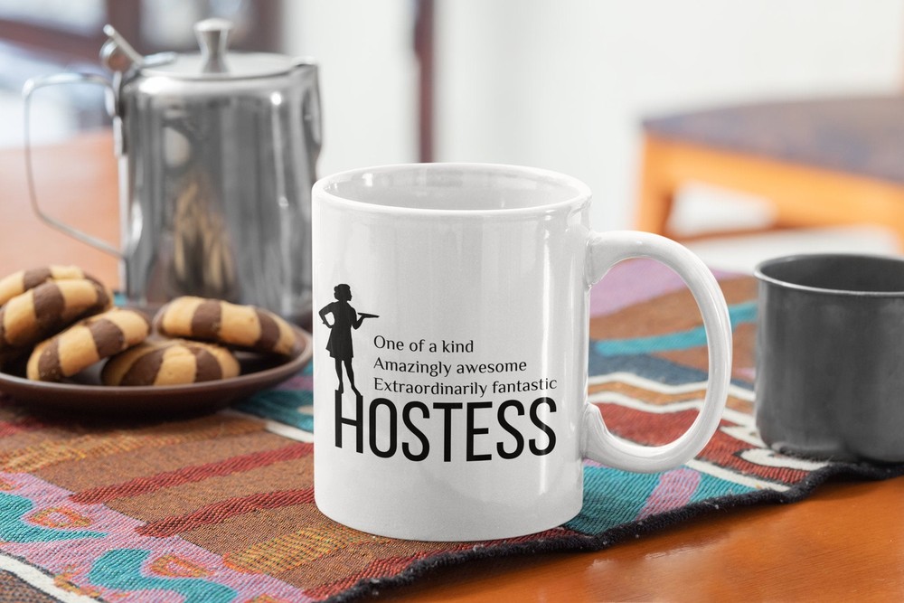 Unique Funny Hostess Coffee Mug - One-of-a-Kind Amazing Design