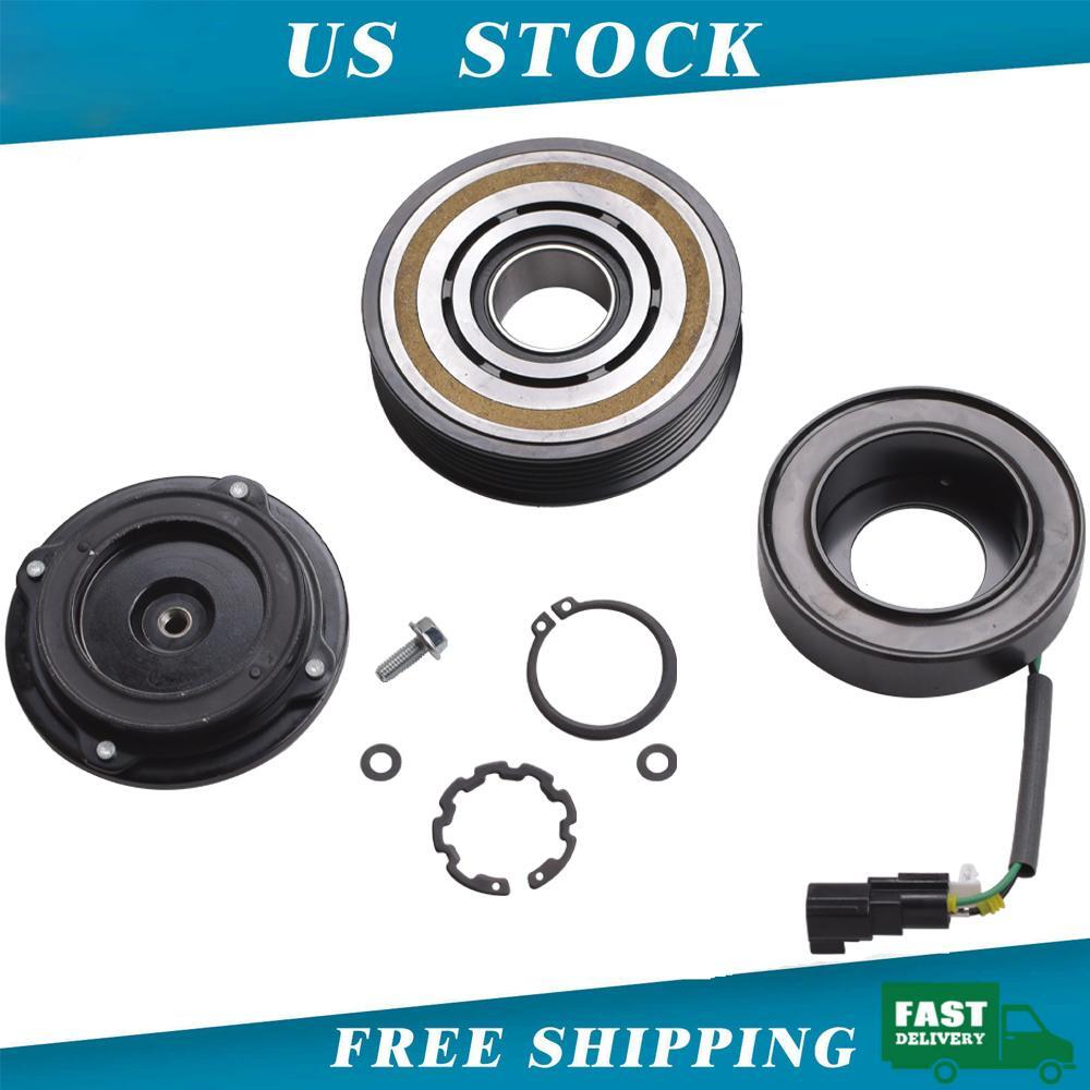 A/C Compressor Clutch Kit For 2013 2014 2015-2019 Ford Explorer 3.5L Pulley Coil