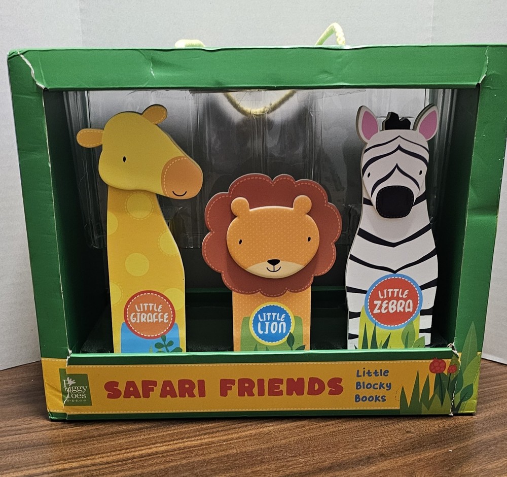 Safari Friends Little Blocky Books for Kids