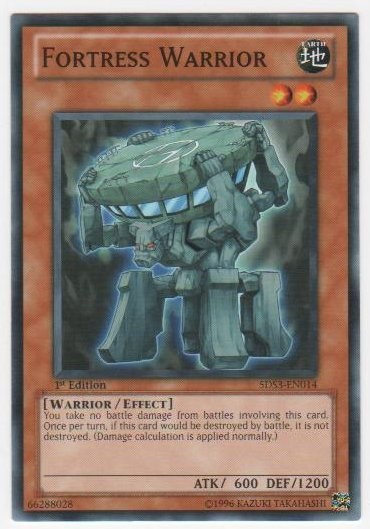 Fortress Warrior 5DS3-EN014 Common 1st Edition Near Mint Yugioh Card