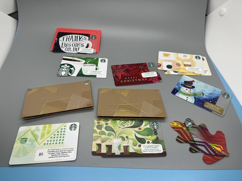Starbucks Gift Card Lot Collectible Cool!-image