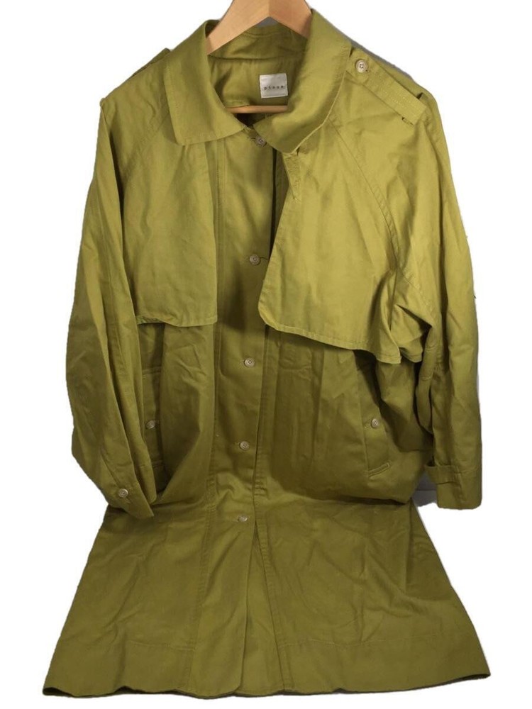 Pinue/Trench Coat/Free/Cotton/Ylw/Plain/22Si-Pct001 2733