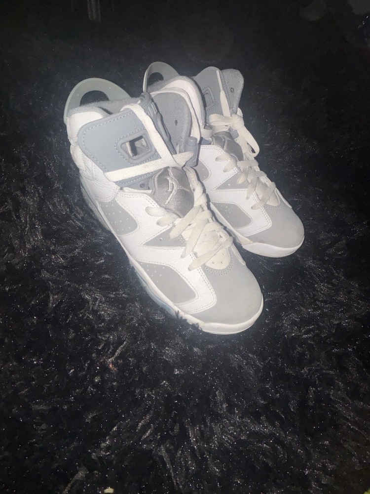 Jordan 6 Retro Low Cool Grey - Kids Size 6Y