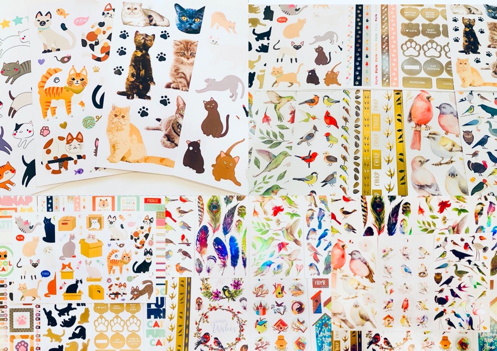 Decorate with Mxd Floral Plants Garden Finishes Borders Flowers Birds Sunny 585+