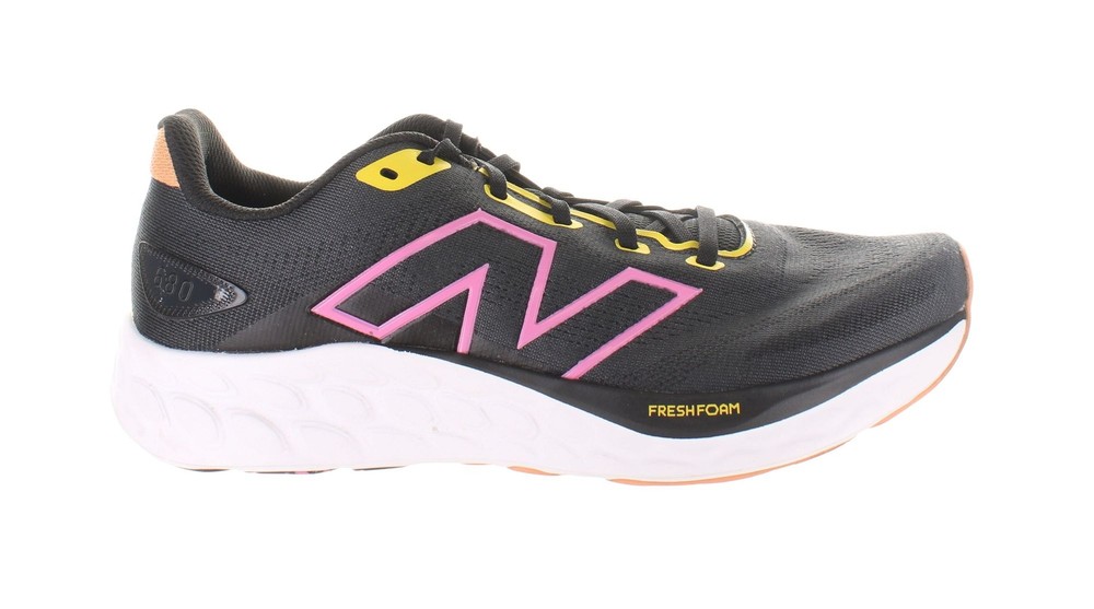 New Balance Womens W680cm8 Black Running Shoes Size 9.5 (7772322)