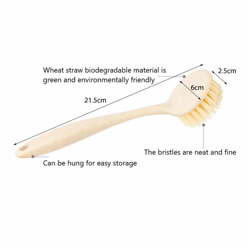 Long Handle Brush sink Dish Bowl Washing Cleaning Brush Kitchen Cleaning To*a5