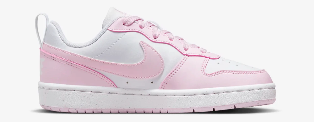 Nike Court Borough Low Recraft (PS) Shoes Girls White Pink DV5457 105