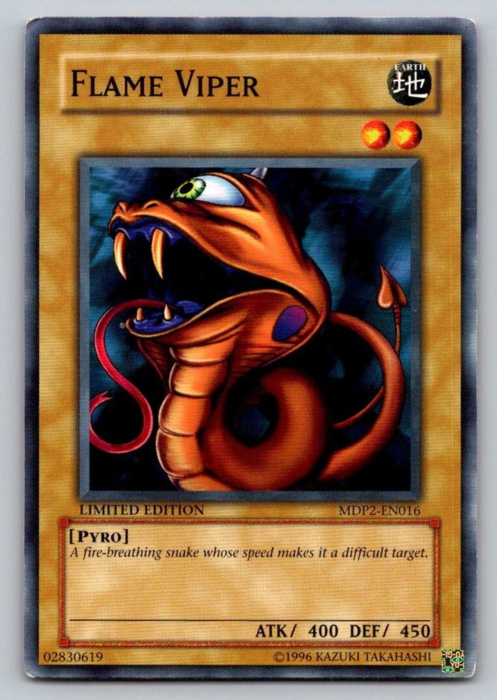 Flame Viper MDP2-EN016 Ultra Rare Yu-Gi-Oh Card