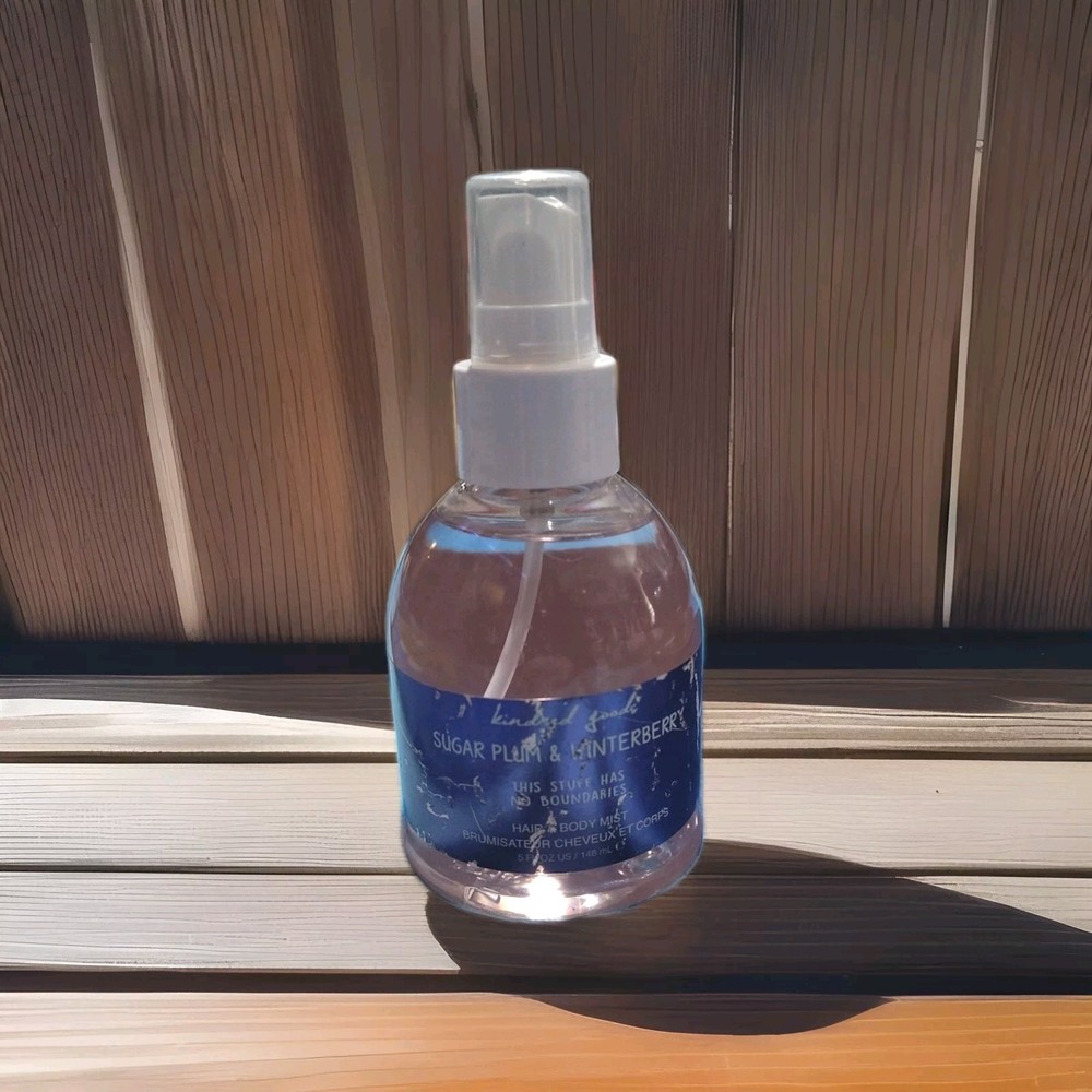 Kindred Goods DISCONTINUED Sugar Plum & Winterberry Hair & Body Mist Spray 5 OZ