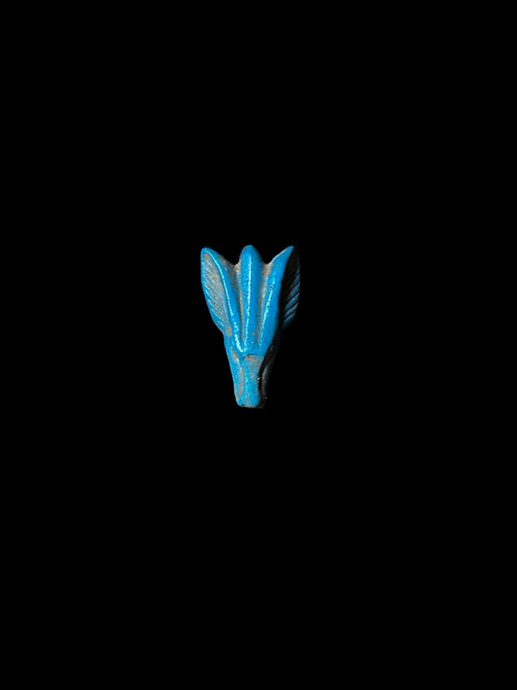 Protection Amulet for God Anubis made in Egypt with Energy from Porcelain
