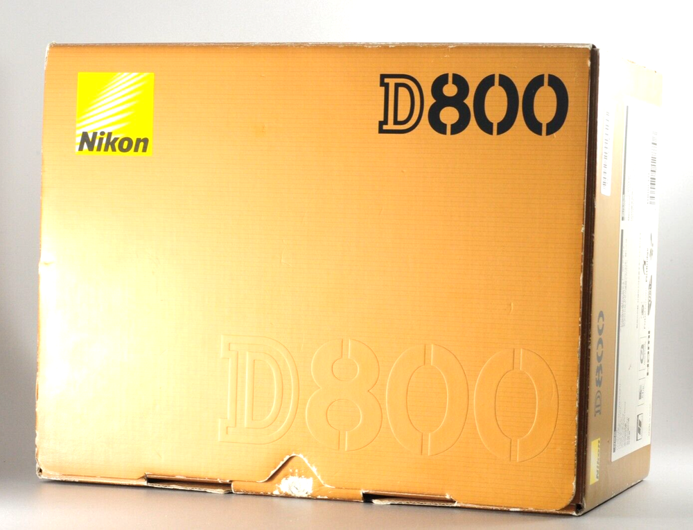 Cuerpo de cámara réflex digital Nikon D800 36,3 MP SC 17 % casi nuevo en caja de Japón #3394