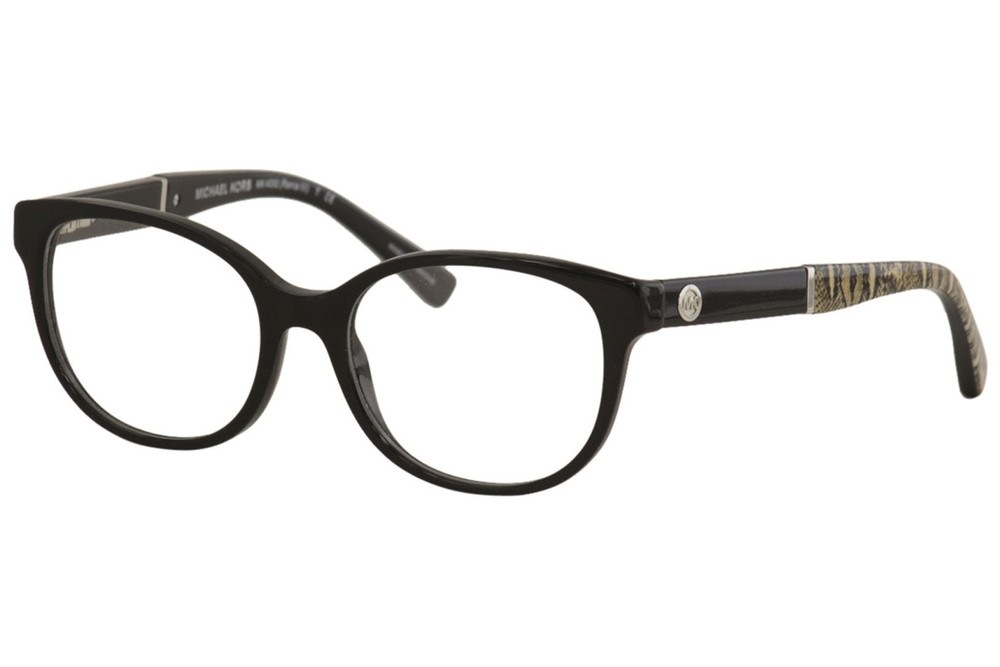 Michael Kors Womens Rania-III MK4032 49mm Black Optical Eyeglass Frame