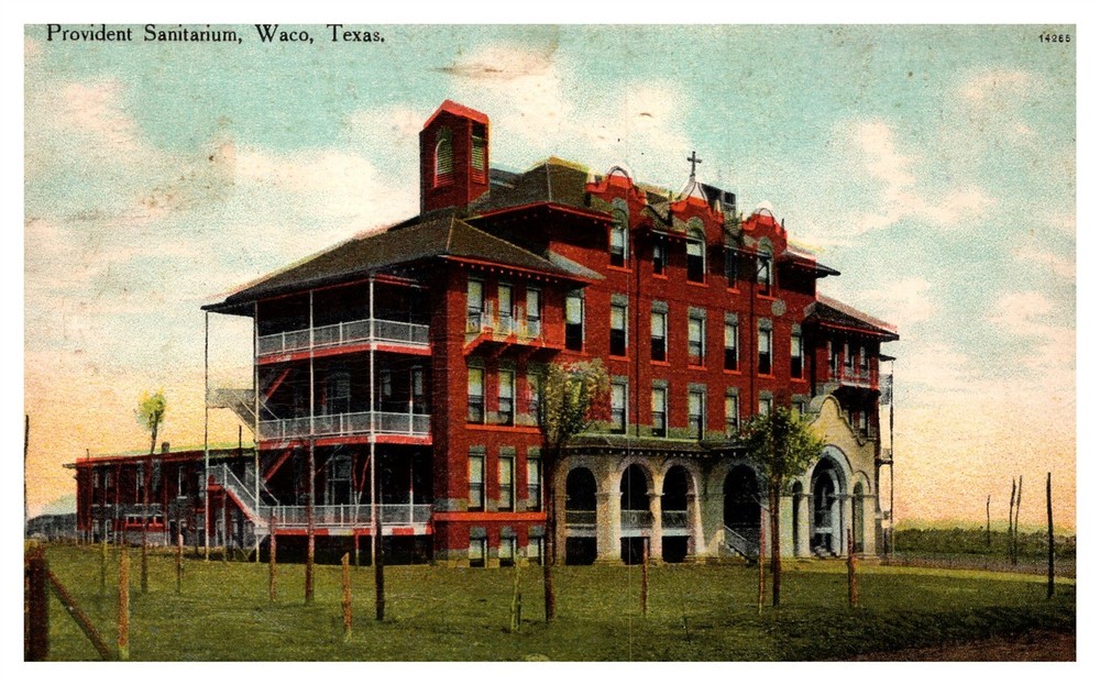 Provident Sanatorium Hospital Waco TX C1909 Postcard AG8