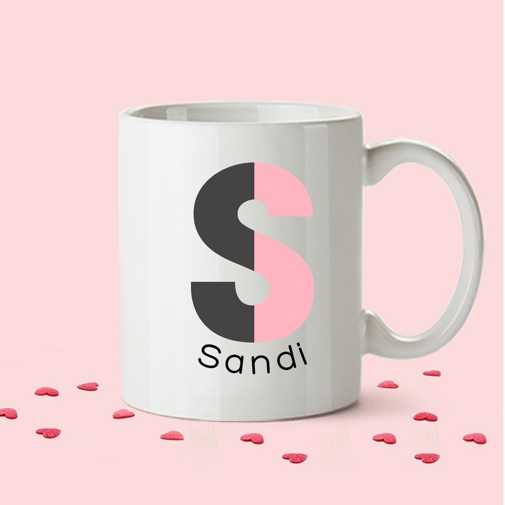 Personalized Letter Coffee Mug Gift For Women Perfect For Moms And Girlfriends