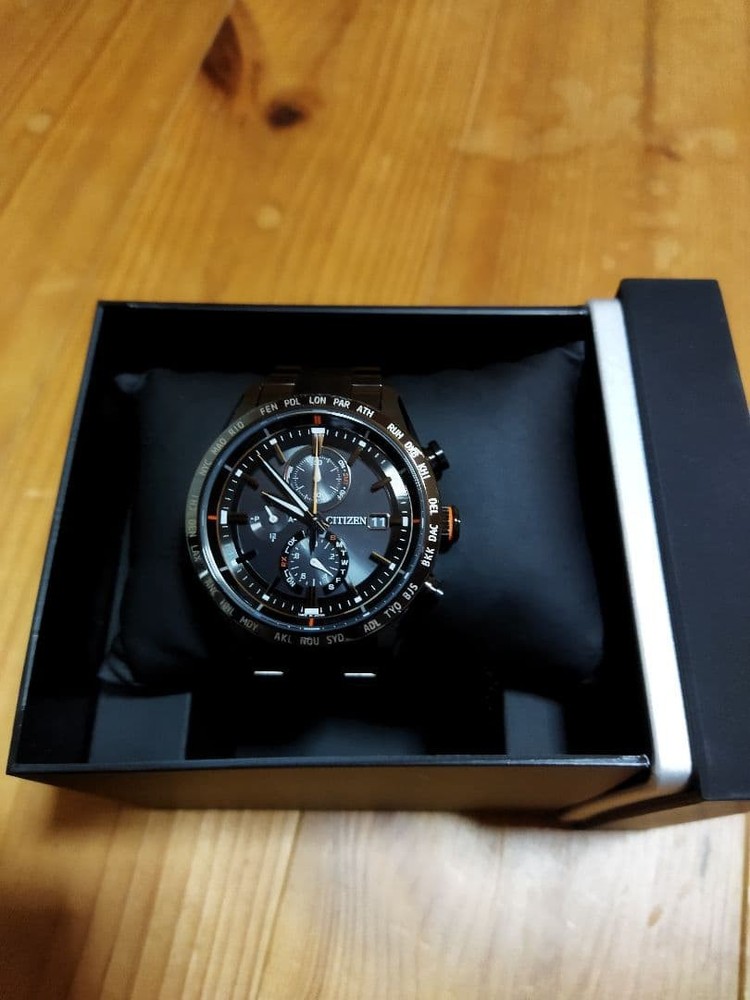 Citizen Attesa Black Titanium Actline 246936