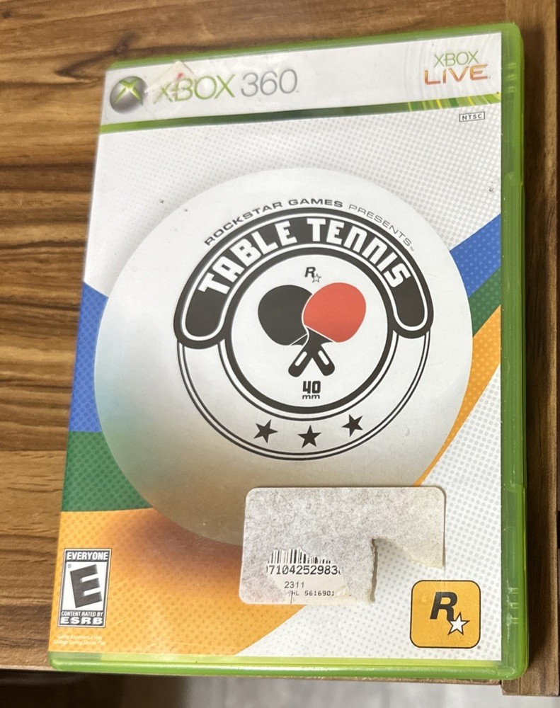 Rockstar Games Presents Table Tennis (Microsoft Xbox 360, 2006)