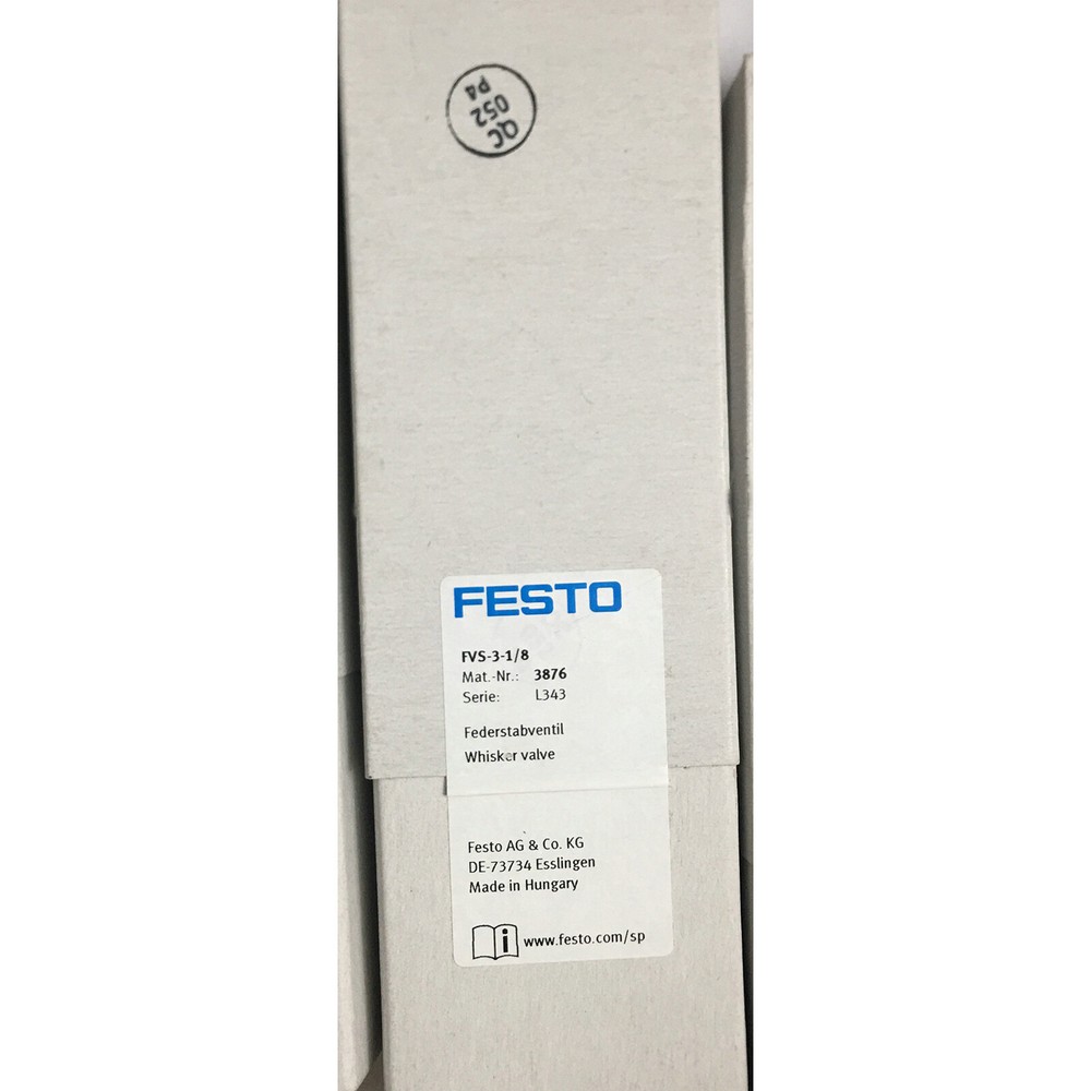 1pc NEW festo Spring contact valve FVS-3-1/8 3876 spot stock