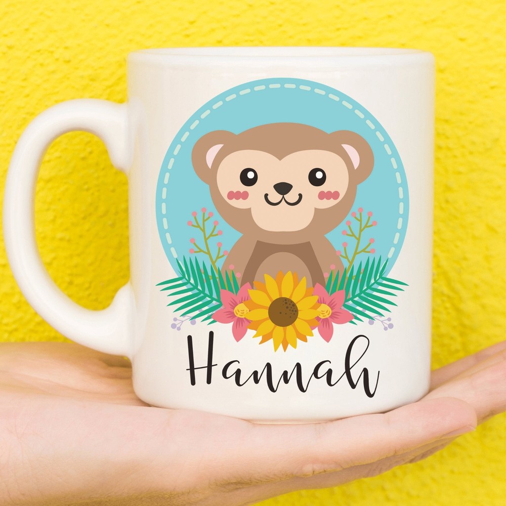 Monkey Gifts Gifts For Monkey Lovers Personalised Mugs Custom Mug Personalised