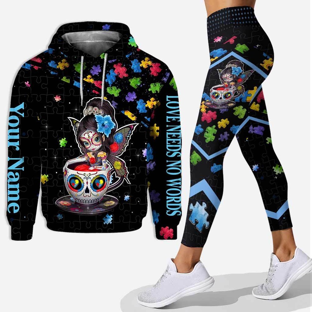 Personalized Autism Awareness Hoodie And Leggings