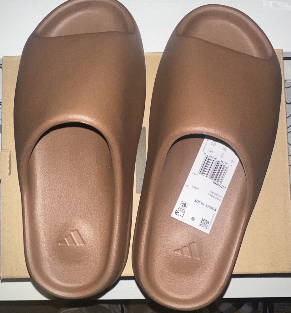 Adidas Yeezy Slide ‘Flax’ - Authentic FZ5896 - Men’s Size 10 M NEW