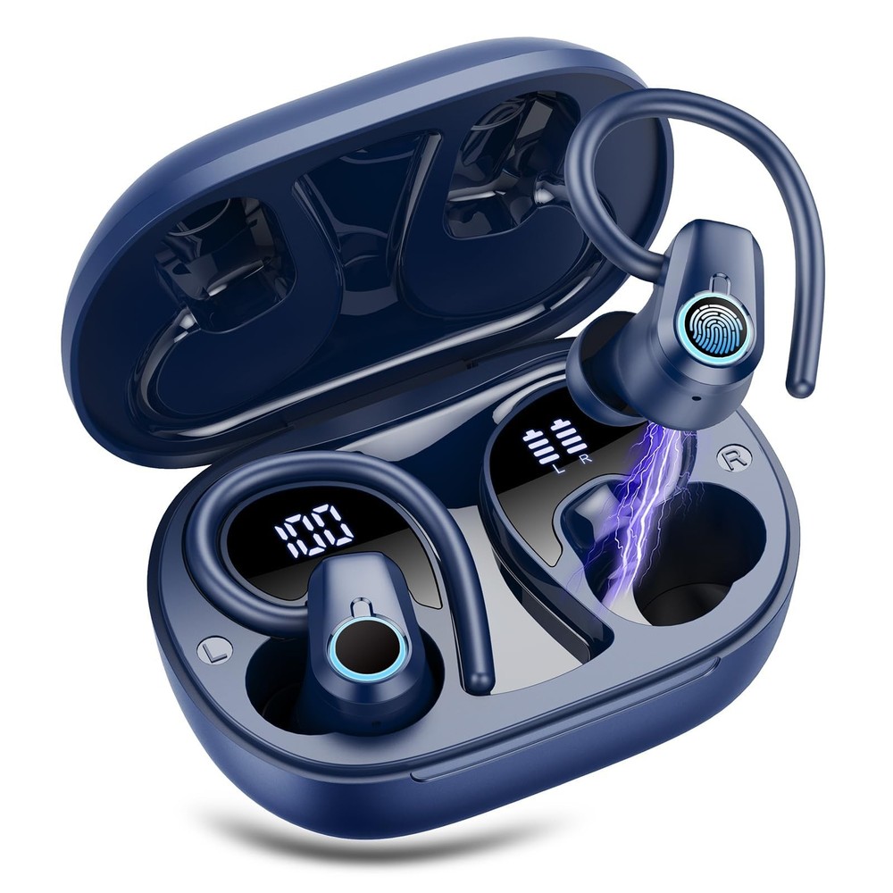 Wireless Earbuds, 2023 Bluetooth Headphones 5.3 Sport, 50H Ear buds with Earh...