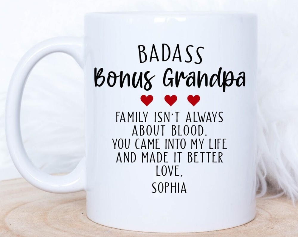 Personalized Bonus Grandpa Fathers Day Mug Bonus Grandpa Mug From Bonus