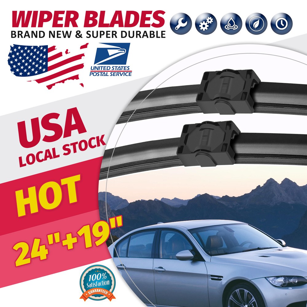 New Windshield Wiper Blades Bracketless OEM QUALITY 24