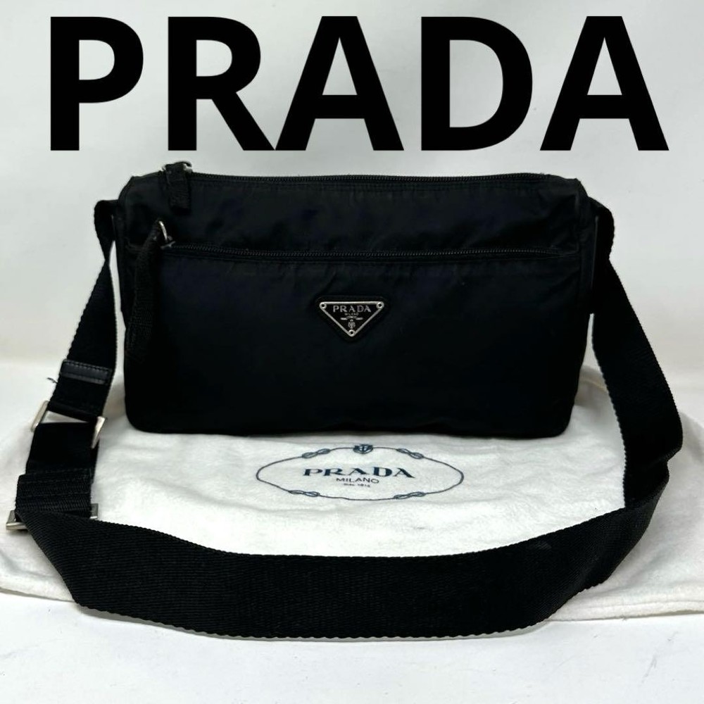 Prada Pocono E26 Camera Shoulder Bag in Saffiano Leather