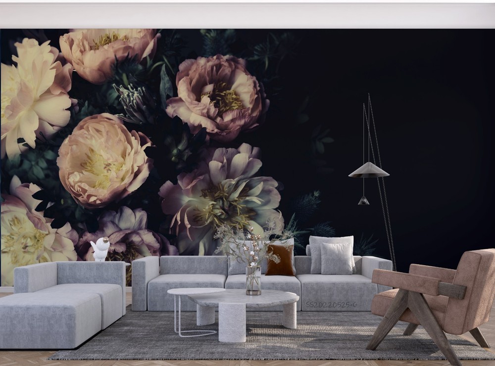3D Flowers Plants Closeup Wall Murals Wallpaper Murals Wall Sticker 2