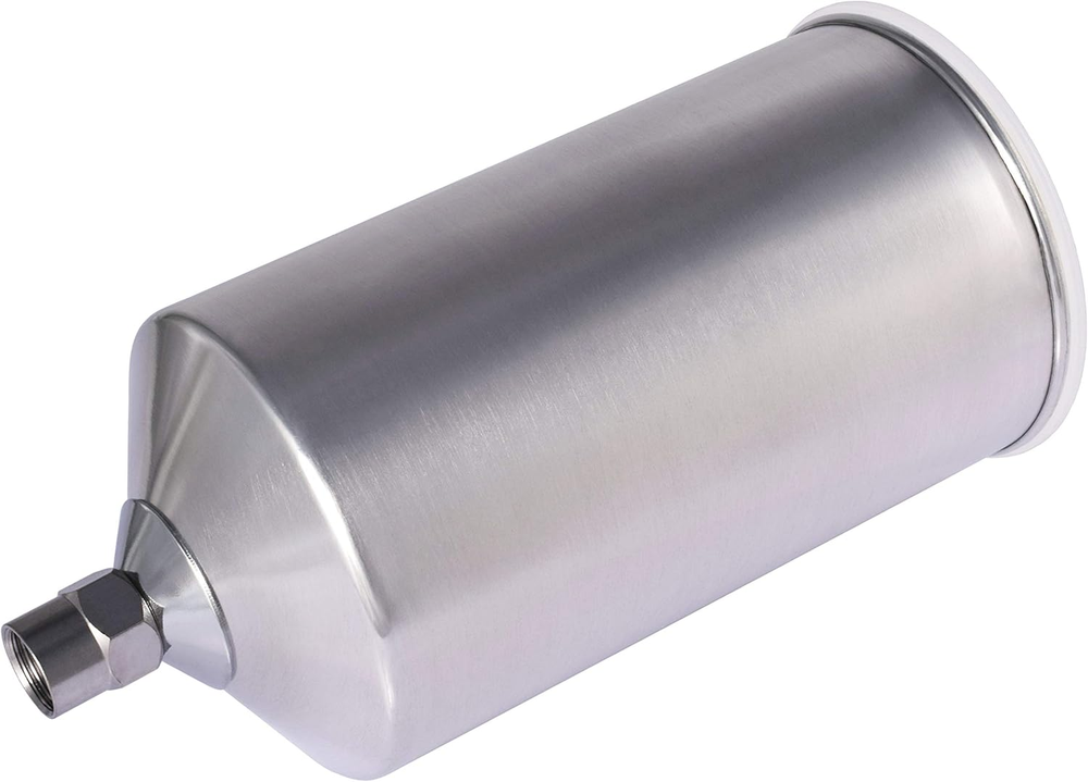 Dynastus 1 Quart Gravity Feed Paint Pot Aluminum Spray Gun Cup with Nylon Snug