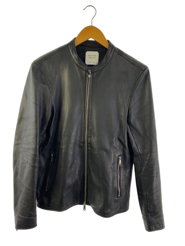 United Tokyo Leather Jacket Blouson/2/Leather/Blk/406152001 3612