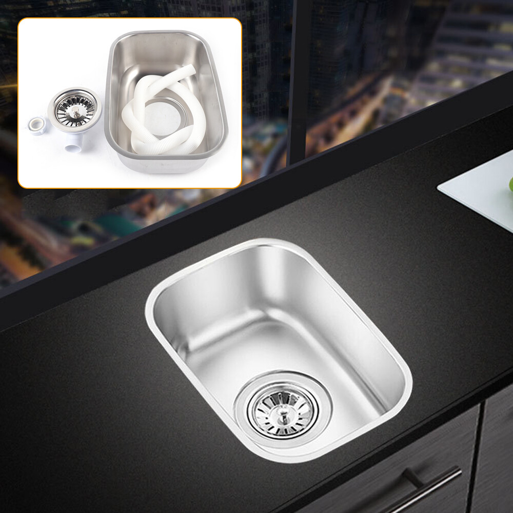 RV Stainless Steel Rectangular Sink for Camper Caravan Kitchen