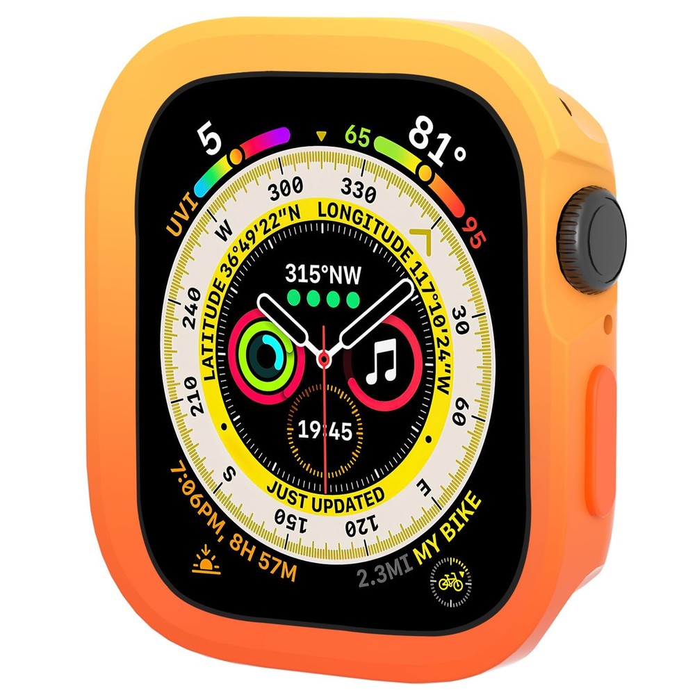 SDOCEBF Rugged Case Compatible with Apple Watch Case 41mm 40mm, Soft Flexible T