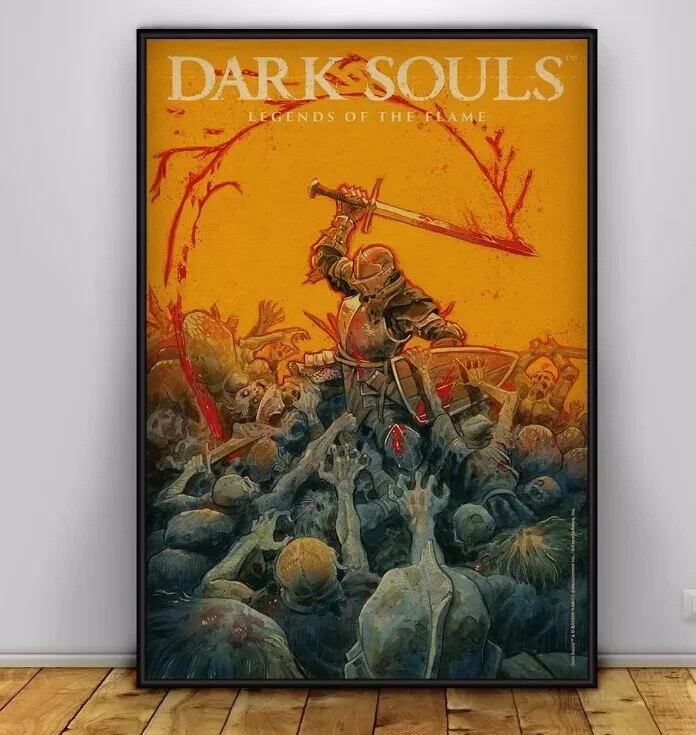 Dark Souls Game Poster Wall Art Prints Home Decor Poster