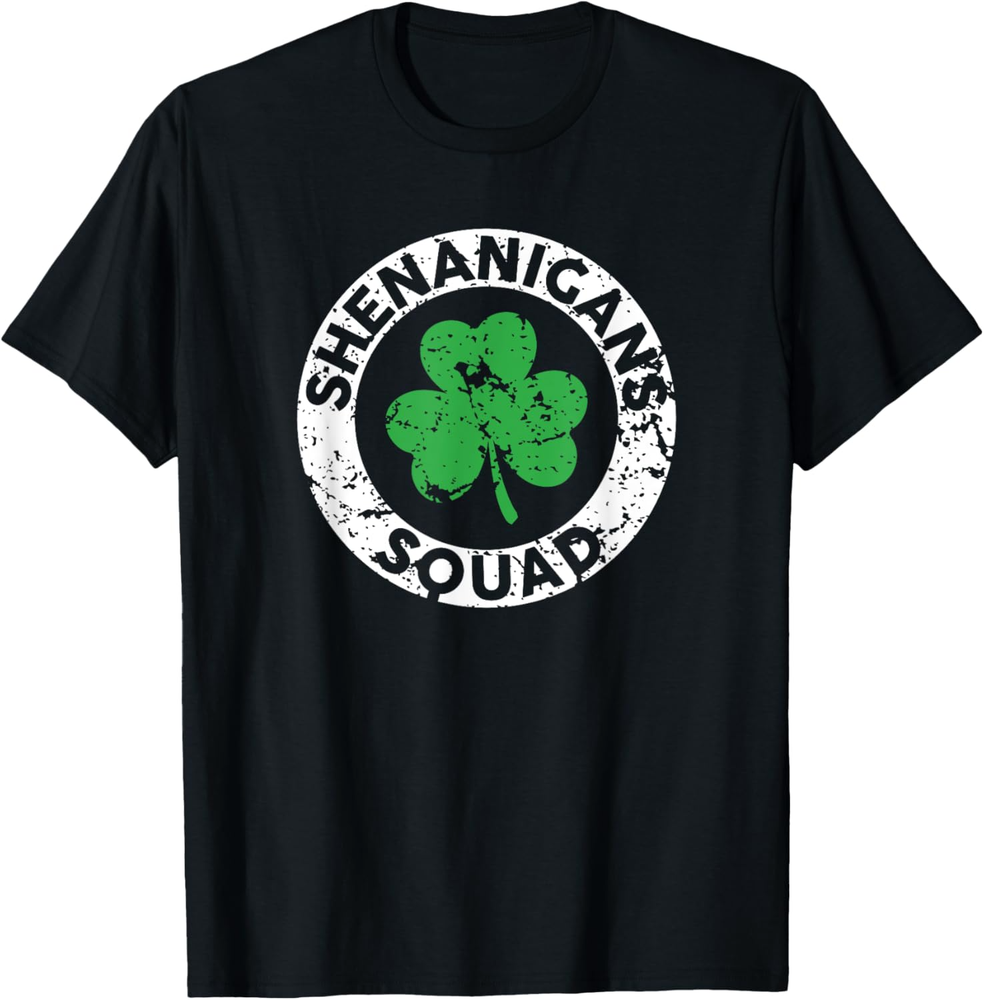 Shenanigans Squad Funny St. Patrick's Day Matching Group T Shirt